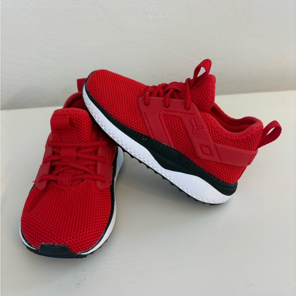 Puma Pacer Next Excel Ac Slip On Toddler Boys 6c Red Athletic Shoe
